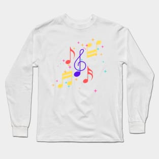 Musical notes Long Sleeve T-Shirt